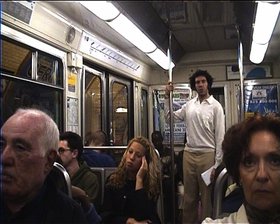 Fay&ccedil;al Baghriche, Labor market, 2003, video, 2'. Courtesy of the artist.