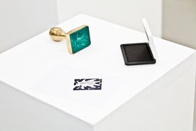 Your Country Doesn&rsquo;t Exist (copper stamp), 2013, Libia Castro and &Oacute;lafur &Oacute;lafsson.