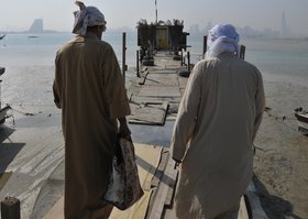 Mohammed Rashed Buali, The Good Omen, 2009, film still. Produced by Bahrain Film Production. Written by Fareed Ramadan. Courtesy of Mohammed Rashed Buali.