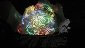 Tom Bogaert, Walking Through Walls revisited, site specific intervention old city of Nablus, 2011. &copy; Birzeit University &ndash; ArtSchool Palestine.