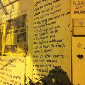 Occupy Buffer Zone, Cyprus, photograph. Courtesy of Basak Senova. 