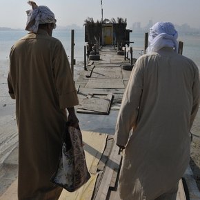 Mohammed Rashed Buali, <i>The Good Omen,</i> 2009, film still. Produced by Bahrain Film Production. Written by Fareed Ramadan. Courtesy of Mohammed Rashed Buali.