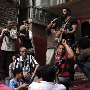 Heiko Lange, <em>The Noise of Cairo: A Documentary about Cairo, Art and Revolution,</em> 2012, video still. Courtesy of Heiko Lange and scenes<em>from</em>.