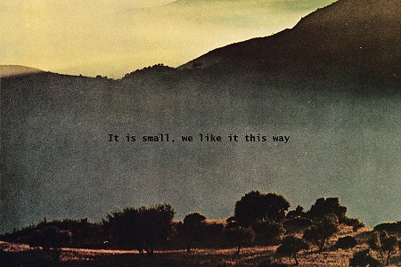 It is small, we like it this way