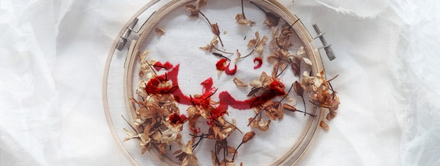 Hela Ammar, Tarz, 2014, embroidery.