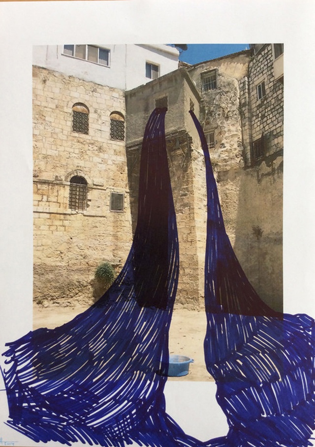 Hera B&uuml;y&uuml;ktaş&ccedil;ıyan, from the project The Recovery of an Early Water, 2014. Site-specific installation.