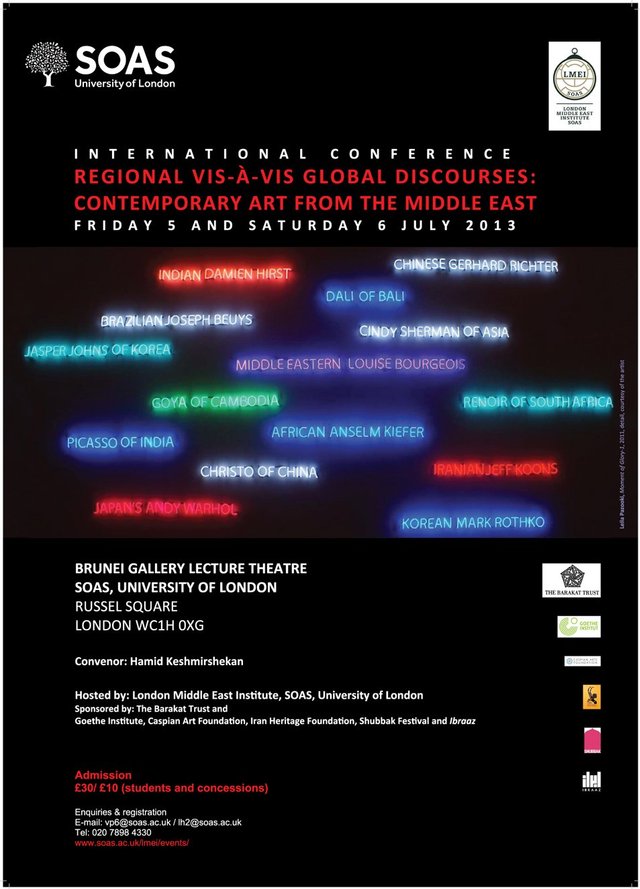 Regional vis-&agrave;-vis Global Discourses Poster