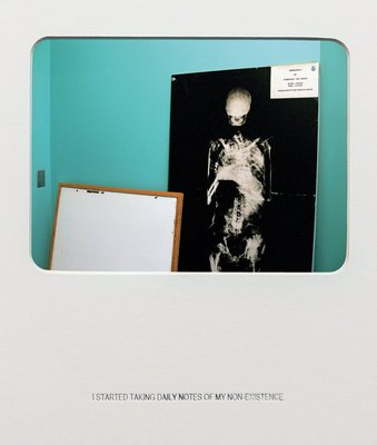 <p>Basim Magdy</p><p><em>Every Subtle Gesture</em>, 2012 - ongoing</p><p>Colour prints on Fuji Crystal Archive paper and Letterpress silver text (detail), 52 x 45 cm (framed)</p><p>Courtesy artSÃ¼mer, Istanbul</p>&nbsp;