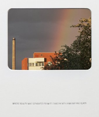 <p>Basim Magdy</p><p><em>Every Subtle Gesture</em>, 2012 - ongoing</p><p>Colour prints on Fuji Crystal Archive paper and Letterpress silver text (detail), 52 x 45 cm (framed)</p><p>Courtesy artSÃ¼mer, Istanbul</p>&nbsp;