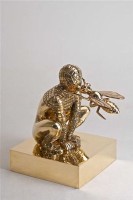 <p>Morteza Zahedi<br /> <em>The Kiss, </em>2011<br /> Bronze</p> <p>50 x 30 x 40 cm<br /> Courtesy of the artist and Aaran Gallery, Tehran</p>&nbsp;