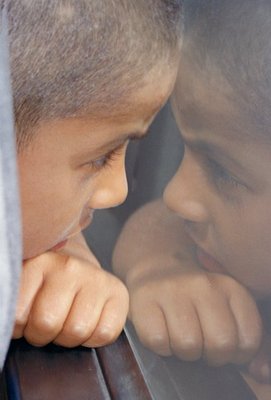 <p>Ahlam Shibli</p> <p><em>Peace and Love (Untitled no. 1), Palestine,</em> 2000</p> <p>Gelatin silver print</p> <p>57.7 x 38 cm<br />Courtesy and Â© the artist</p>&nbsp;