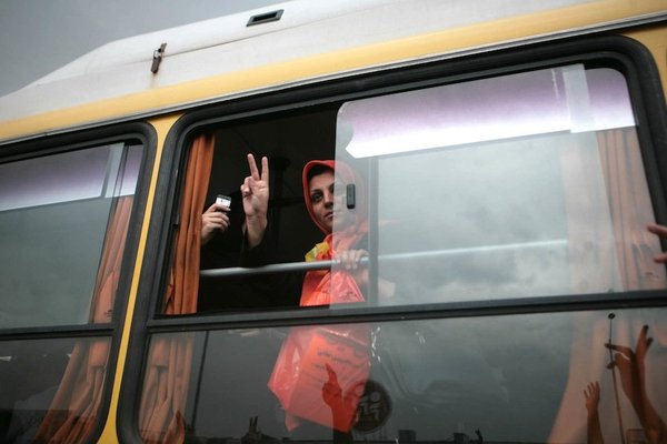 <p>Newsha Tavakolian, 2011</p><p>Photograph</p><p>Courtesy of the artist</p><p>Â </p><p>20: Demonstrators during a one million strong march supporting Presidential candidate Mir-Hossein Mousavi.</p>&nbsp;