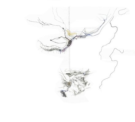 <p>Saba Innab</p><p><em>Untitled</em>, 2011</p><p>Ink and china marker on tracing paper</p><p>110 x 70 cm</p><p>Courtesy of the artist</p>&nbsp;