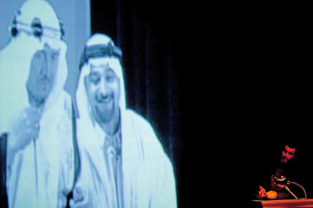 The Speaker's Progress, 2011. Written and Directed by Sulayman Al Bassam, SABAB Theatre.