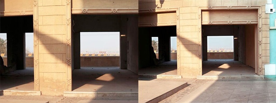 Rana ElNemr, The Khan Doubles, #7 and #8. 2010-2016. C-Print on Archival Paper.