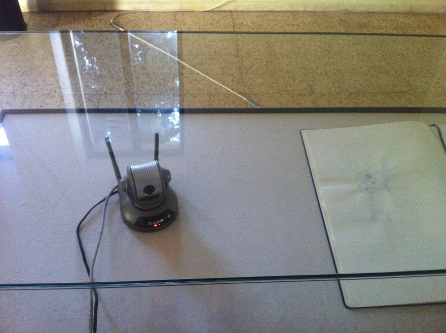 Surveillance webcam.