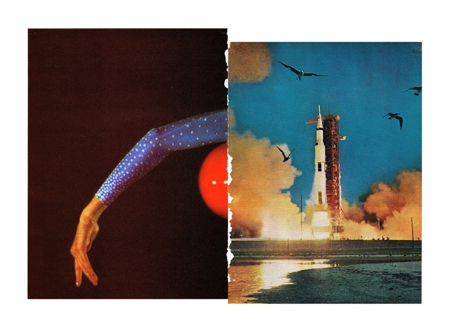 Aikaterini Gegisian, Falling Tight I, 2014. Photographic readymade, 29.8 x 42.5 cm.