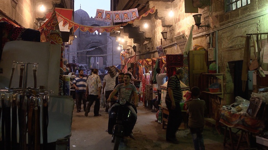 The street of the Tentmakers.