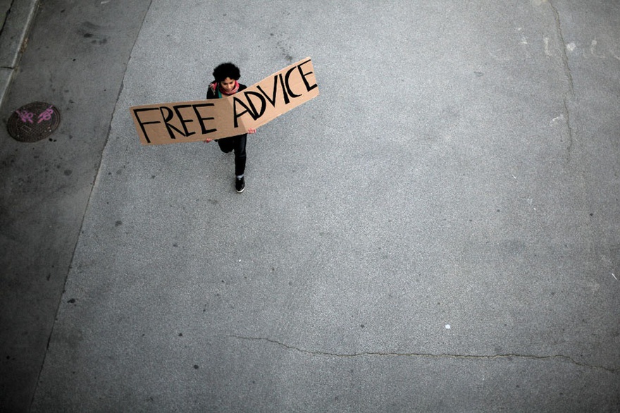 Farah Saleh, Free Advice, 2015, performance, Vienna