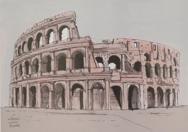 Mahmoud Al Rifai, Colosseum, Rome, 2014.