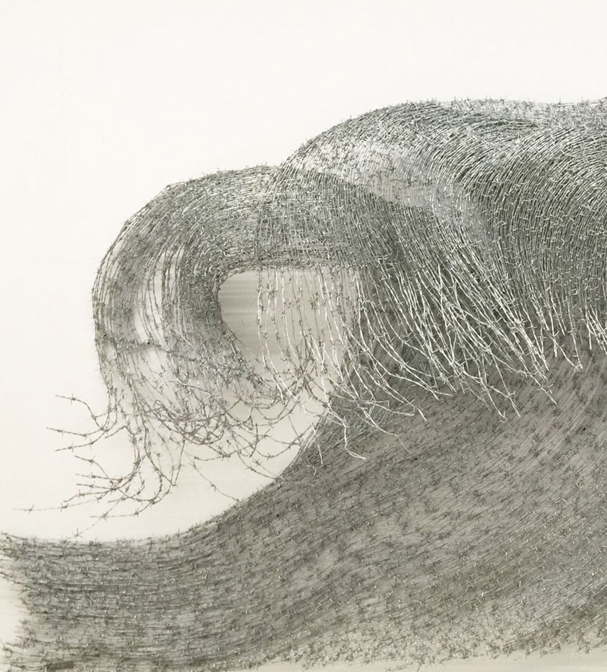 Abdul Rahmad Katanani, The Wave (detail).
