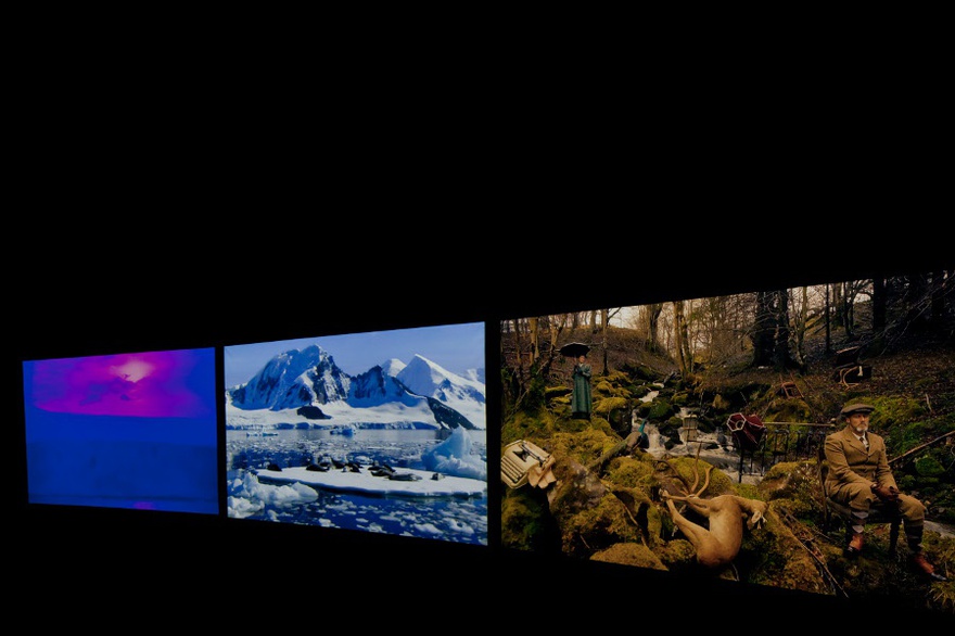 John Akomfrah, Vertigo Sea, 2015. Three-channel video installation, sound, colour. 45'. Variable dimensions. 56th International Art Exhibition - la Biennale di Venezia, All the World&rsquo;s Futures. 