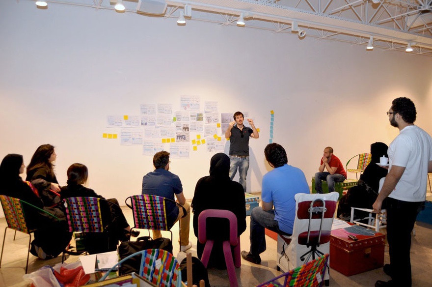 Onqoud brainstorming session with Project Hawas at Maison Bo-M.