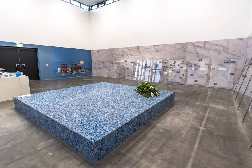 Mahmoud Khaled, A New Commission for an Old State, 2016. Installation view at Edith Russ Haus f&uuml;r Mediakunst, Oldenburg.